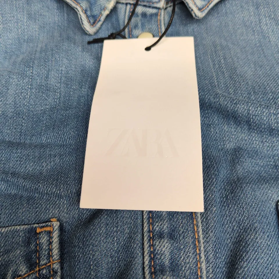 ZARA DENIM SHIRT – UK M