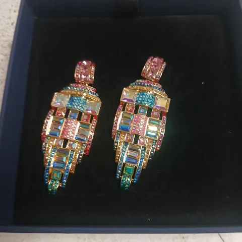BUTLER & WILSON ART DECO DROP EARRINGS