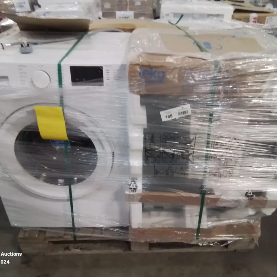 PALLET OF APPROXIMATELY 4 UNPROCESSED RAW RETURN WHITE GOODS TO INCLUDE;