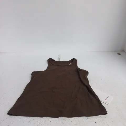 LULULEMON ALIGN TANK TOP β BROWN, UK 10, RACERBACK