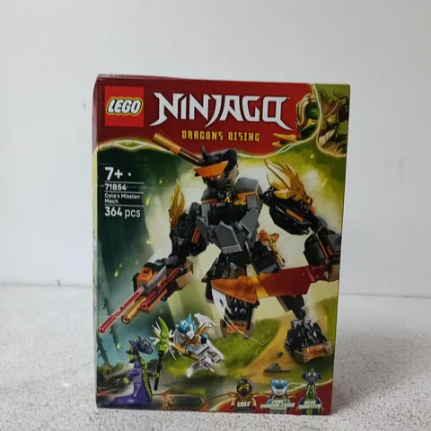 LEGO NINJAGO COLE’S MISSION MECH & DRAGON ZANE 71854