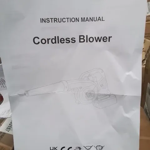 BOXED CORDLESS BLOWER