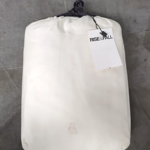 RISE & FALL - THE SOFT & SMOOTH LUXURY FITTED SHEET IN BUTTERMILK - DOUBLE