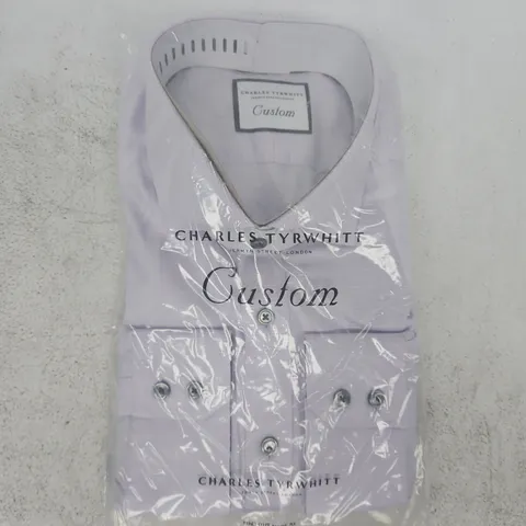 BAGGED CHARLES TYRWHITT CUSTOM SHIRT IN PURPLE SIZE UNSPECIFIED