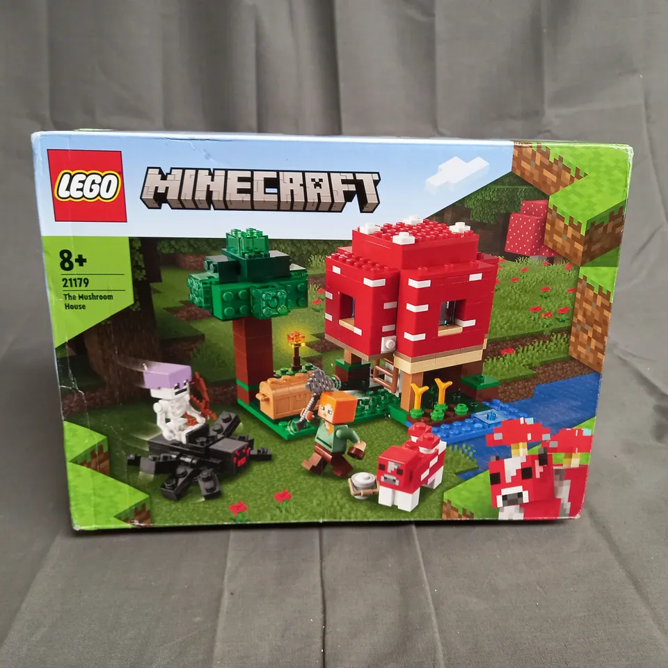 LEGO MIECRAFT THE MUSHROOM HOUSE -8+ 21179