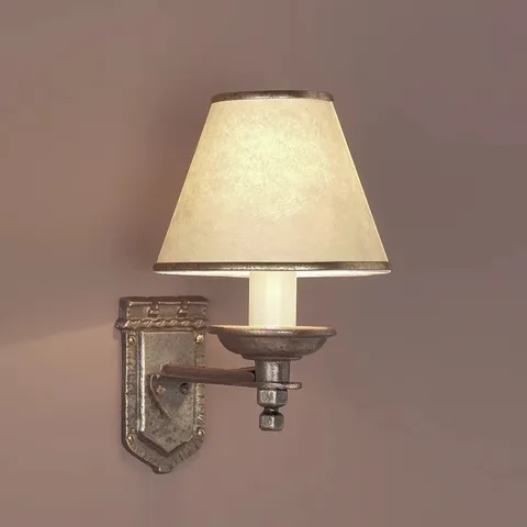 BOXED WEATHERFIELD STEEL CANDLE WALL LIGHT