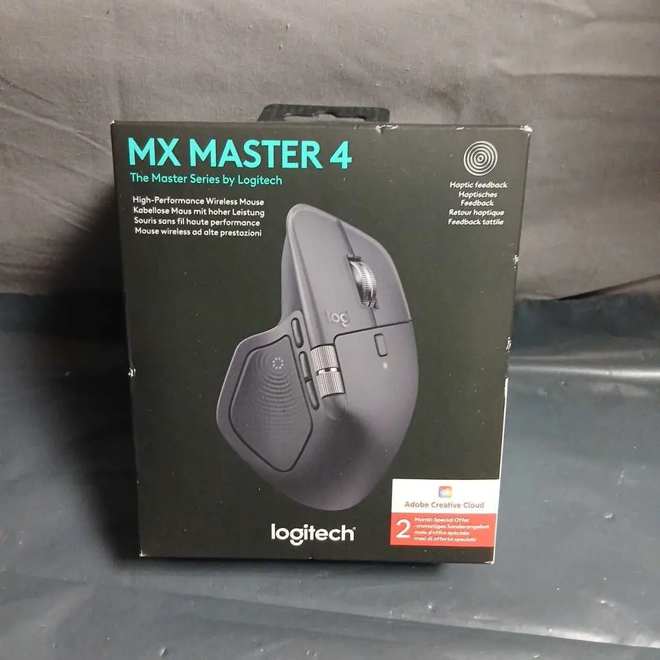 LOGITECH MX MASTER 4 WIRELESS MOUSE – BOXED