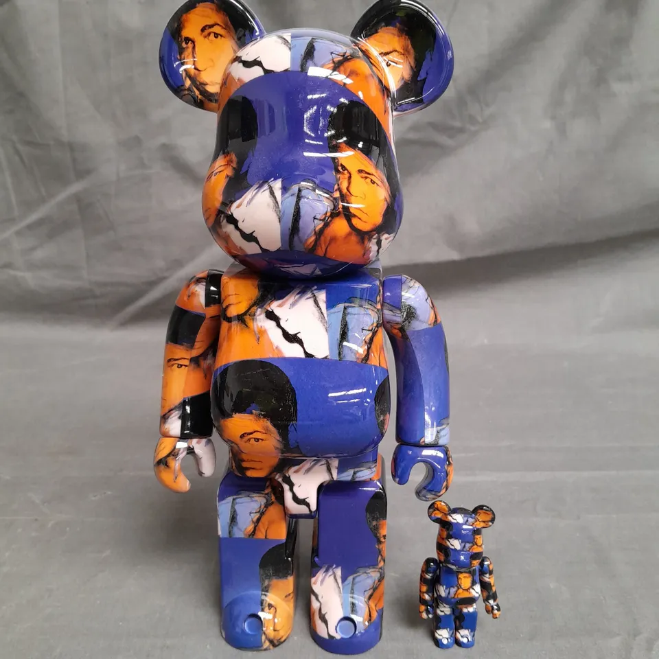 BEARBRICK - MUHAMMED ALI 100 & 400 ANDY WARHOL - COLLECTORS
