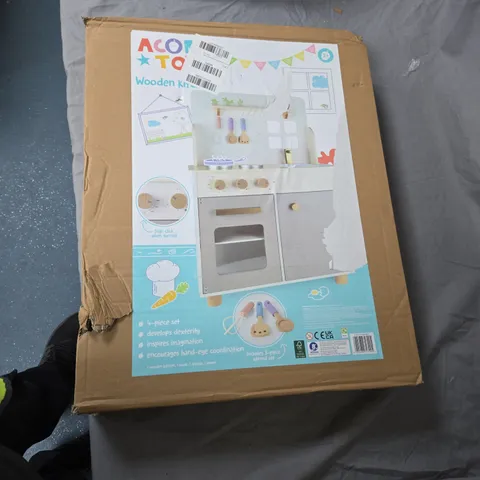 ACORN FLOORSTANDING WOODEN PLAY KITCHEN - STONE