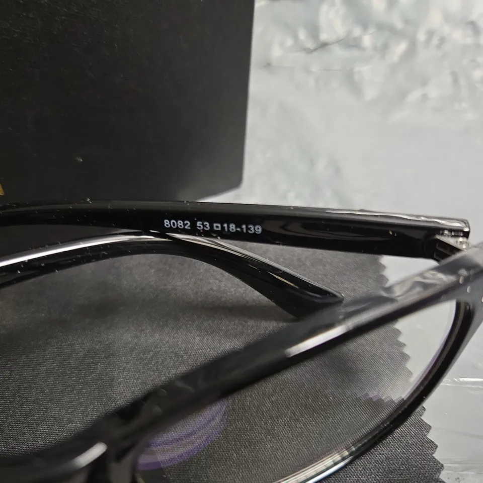 ZIFFS VISION EYEWEAR GLASSES – BLACK FRAME (53MM LENS, 18-139 TEMPLES)