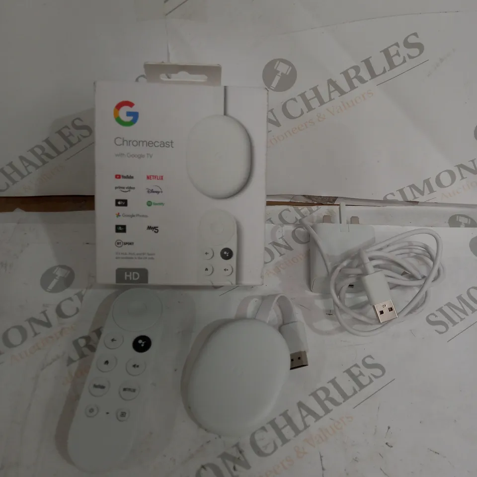 GOOGLE CHROMECAST DEVICE FOR TV - WHITE