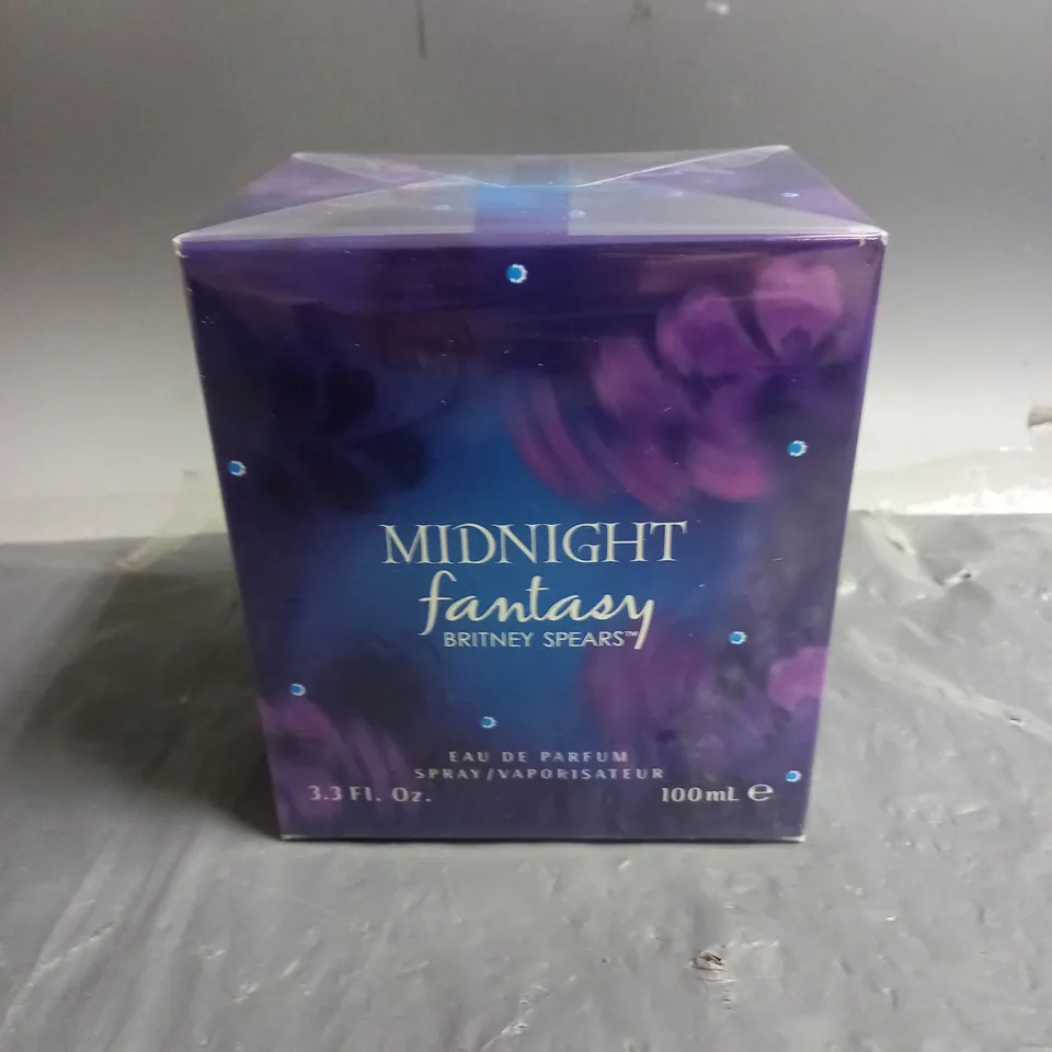 BOXED AND SEALED BRITNEY SPEARS MIDNIGHT FANTASY EAU DE PARFUM SPRAY 100ML