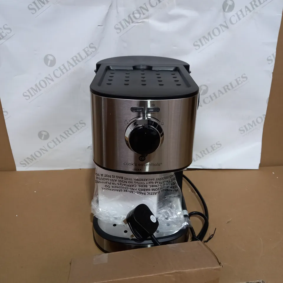 COOK'S ESSENTIALS PUMP ESPRESSO COFFEE MACHINE