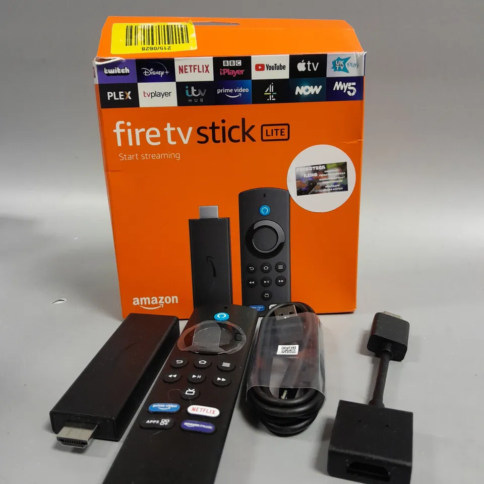 BOXED AMAZON FIRE TV STICK LITE 