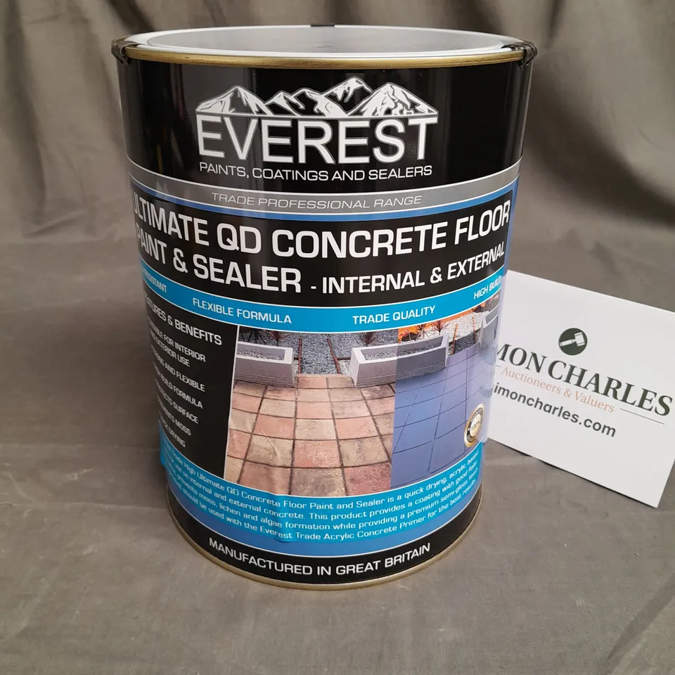 EVEREST ULTIMATE QD CONCRETE FLOOR PAINT AND SEALER - 5L