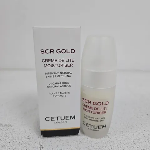 BOXED CETUEM SCR GOLD CREME DE LITE MOISTURISER (50ML)