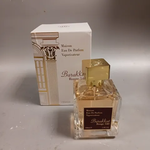 BOXED MAISON BARAKKAT ROUGE 540 PERFUME EAU DE PARFUM 100ML