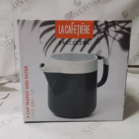 BOXED LACAFETIER 4 CUP TEAPOT AND FILTER