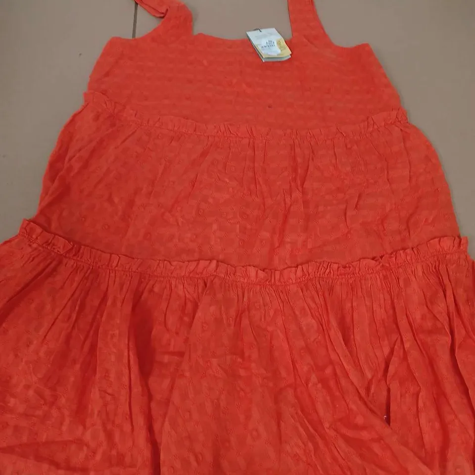NOBODYS CHILD MISTY MINI DRESS IN ORANGE - UK 14