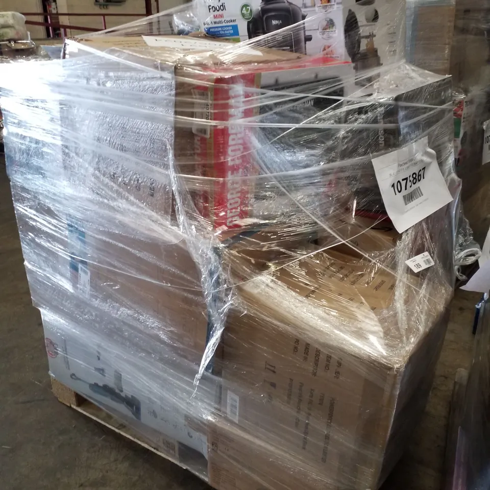 PALLET OF APPROXIMATELY 24 UNPROCESSED RAW RETURN HOUSEHOLD AND ELECTRICAL GOODS TO INCLUDE;