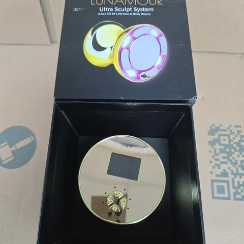 LUNA’AMOUR ULTRA SCULPT SYSTEM – 4-IN-1 RF LED FACE & BODY DEVICE (BOXED)
