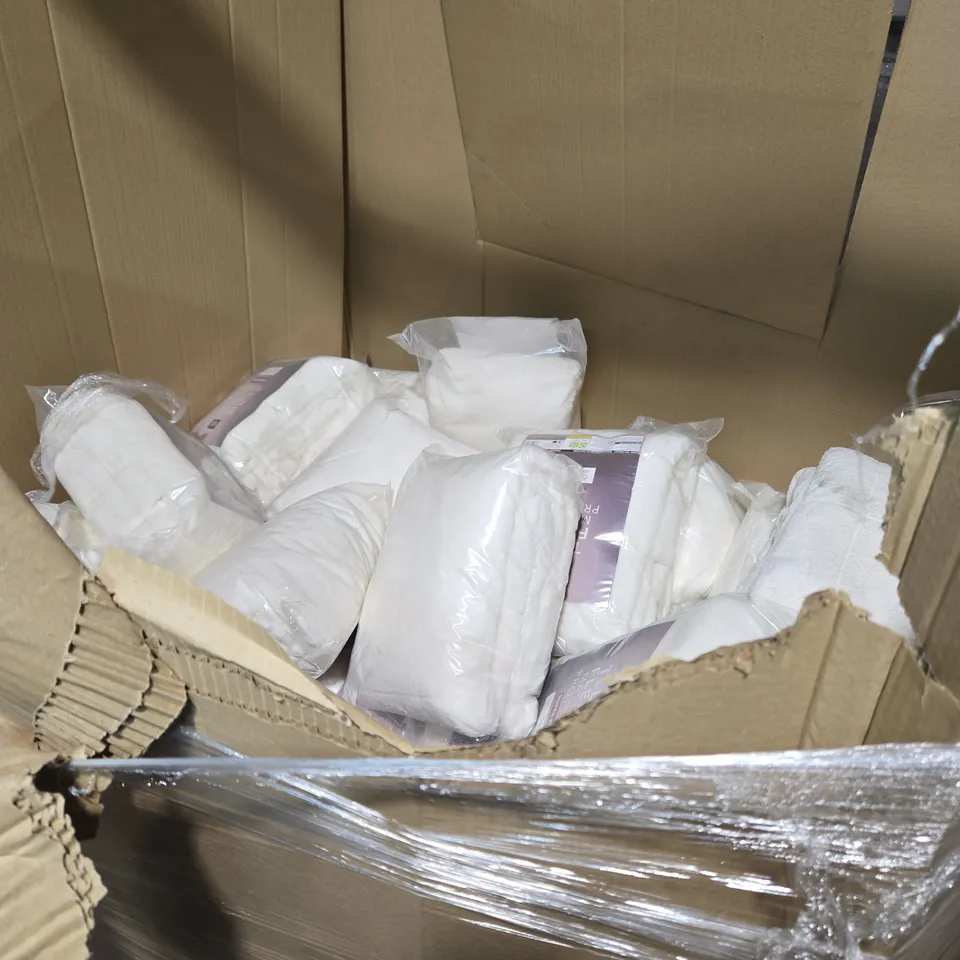 PALLET CONTAINING A LARGE QUANTITY OF AS NEW TEDDY FLEECE SUPER KING MATTRESS PROTECTORS