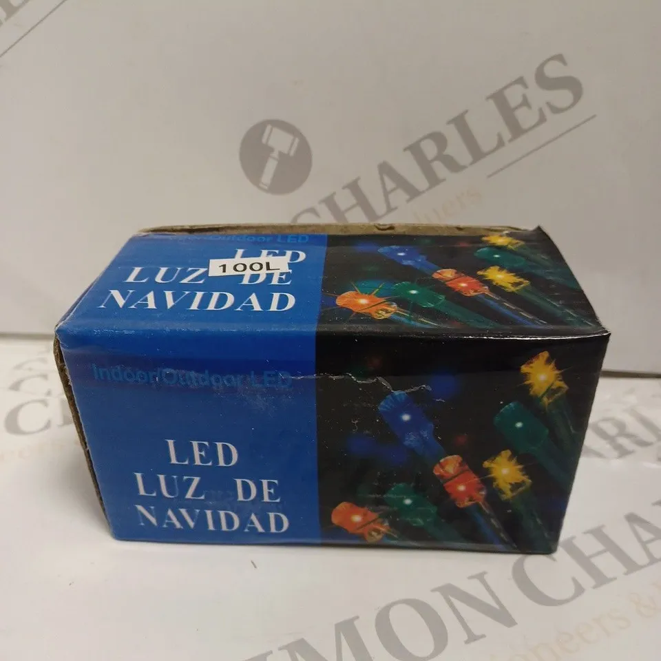 BOX OF APPROXIMATELY 70 LEZ LUD DE NAVIDAD LED LIGHTS 