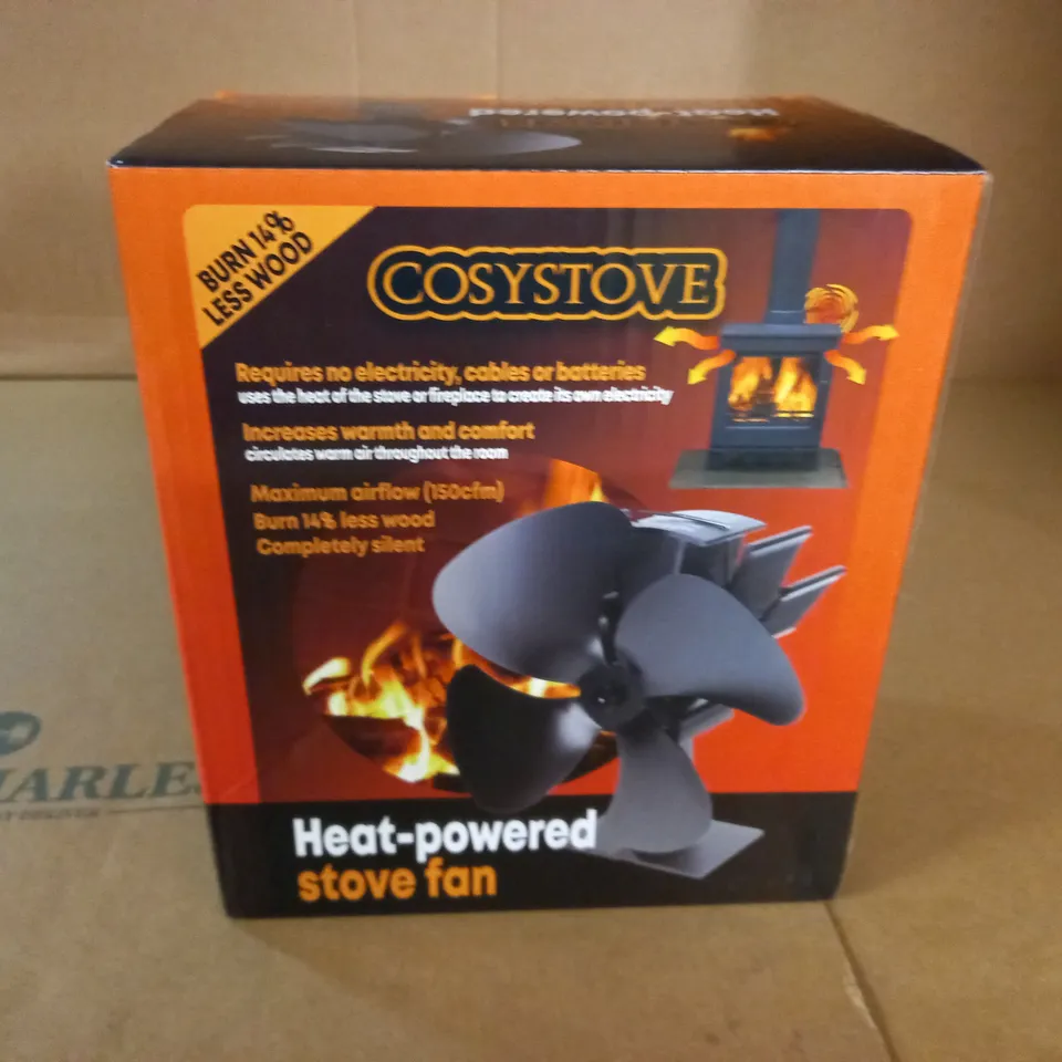 COZYSTOVE HEAT POWERED STOVE FAN