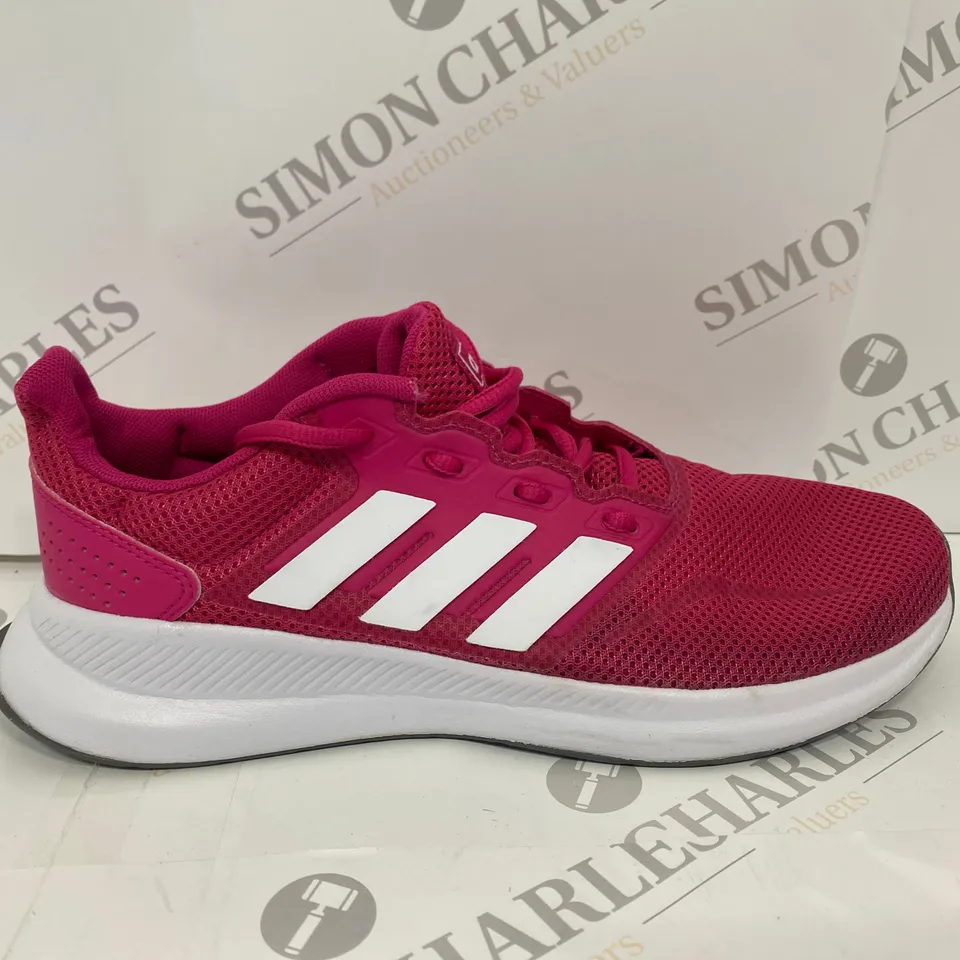 PAIR OF ADIDAS PINK TRAINERS SIZE 7