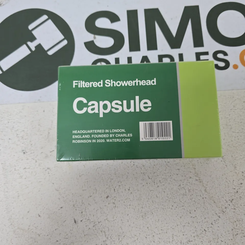 CAPSULE FILTERED SHOWERHEAD – BOXED (SET OF 2)