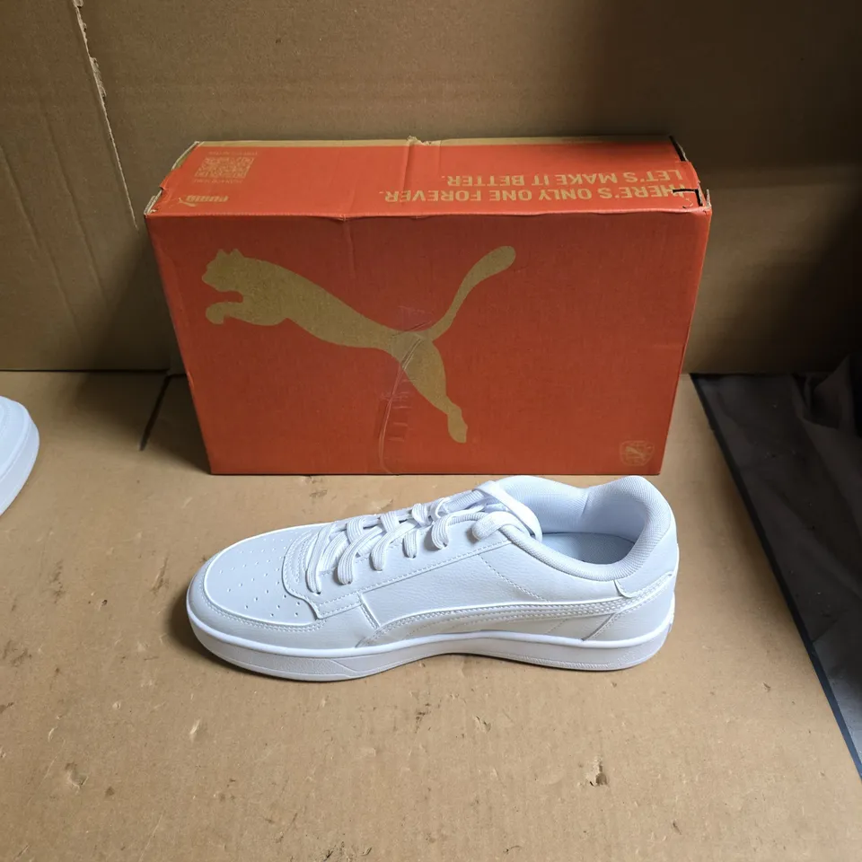 PUMA WHITE SNEAKERS – BOXED - UK SIZE 10