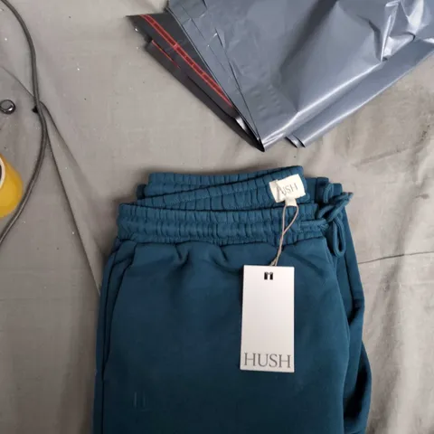 HUSH ALYNA POCKET DETAIL JOGGERS – TEAL BLUE, SIZE L