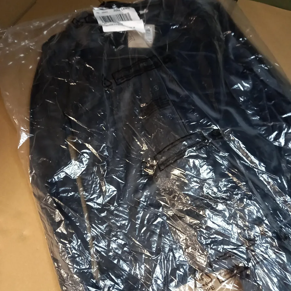 PACKAGED JOHN LEWIS NAVY VELOUR PJ SET - SIZE 14