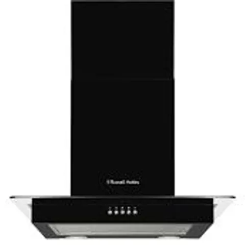  BOXED RUSSELL HOBBS RHFGCH601B CHIMNEY COOKER HOOD - BLACK