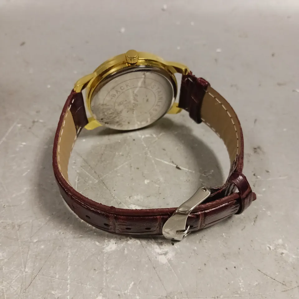 MENS LA BANUS WATCH – QUARTZ MOVEMENT – LEATHER STRAP