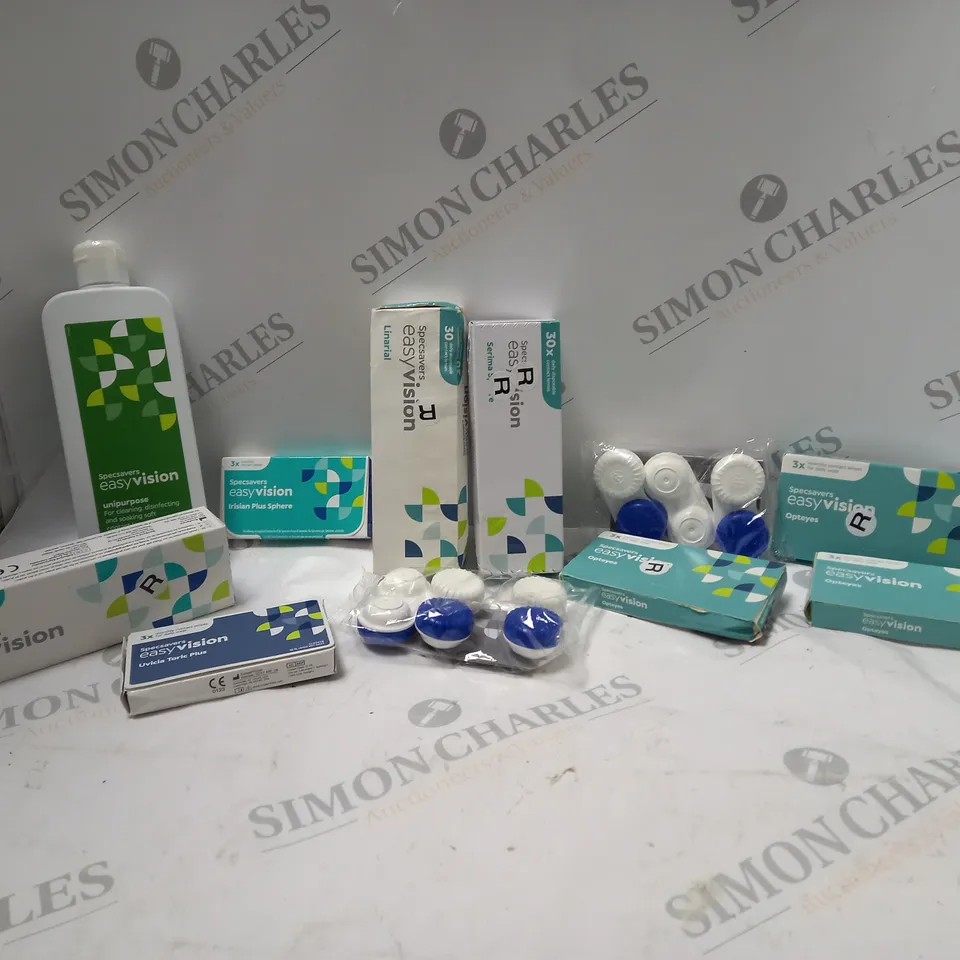 LOT OF HOUSEHOLD ITEMS TO INCLUDE SPECSAVERS EASY VISION UNIPURPOSE , ETC