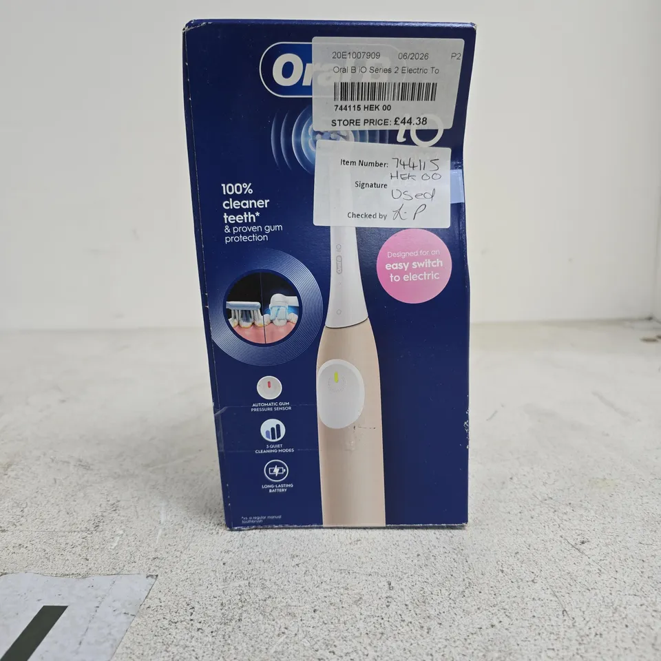 ORAL B IO SERIES 2 ELECTRIC TOOTHBRUSH