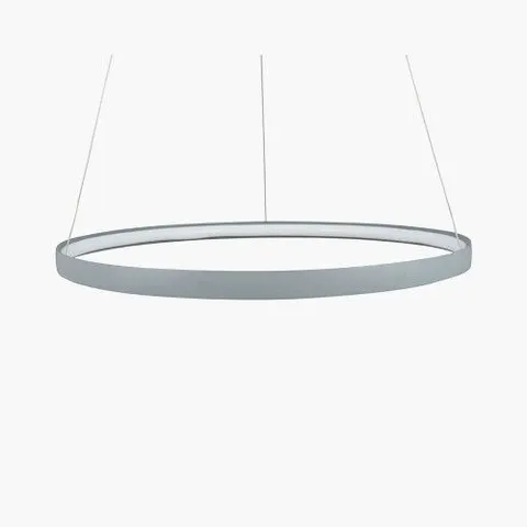 BOXED ORION GREY LED ROUND PENDANT