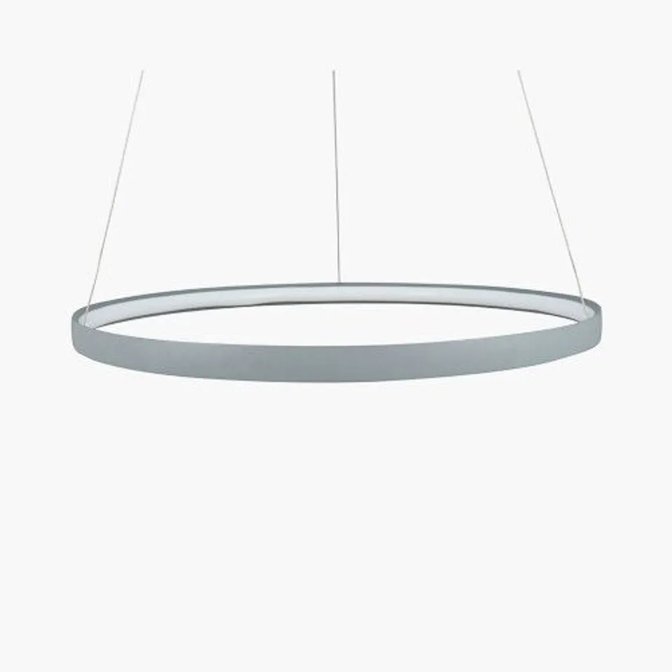 BOXED ORION GREY LED ROUND PENDANT