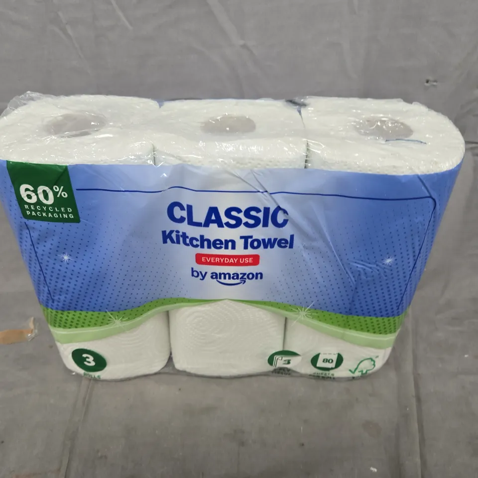 AMAZON CLASSIC KITCHEN TOWEL – 3 ROLL PACK