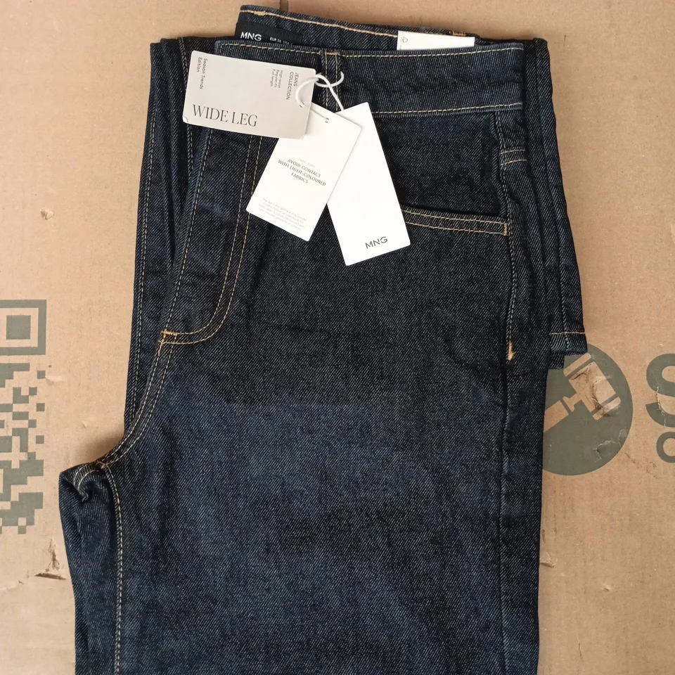MANGO WOMEN'S JEANS IN DARK NAVY SIZE UK 8