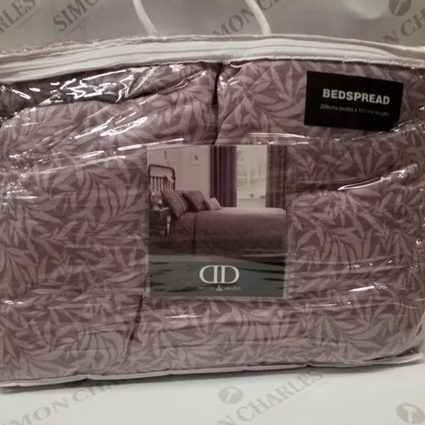 BRAND NEW DREAMS & DRAPES HANWORTH 195×229CM DUVET COVER SET - HEATHER PURPLE 