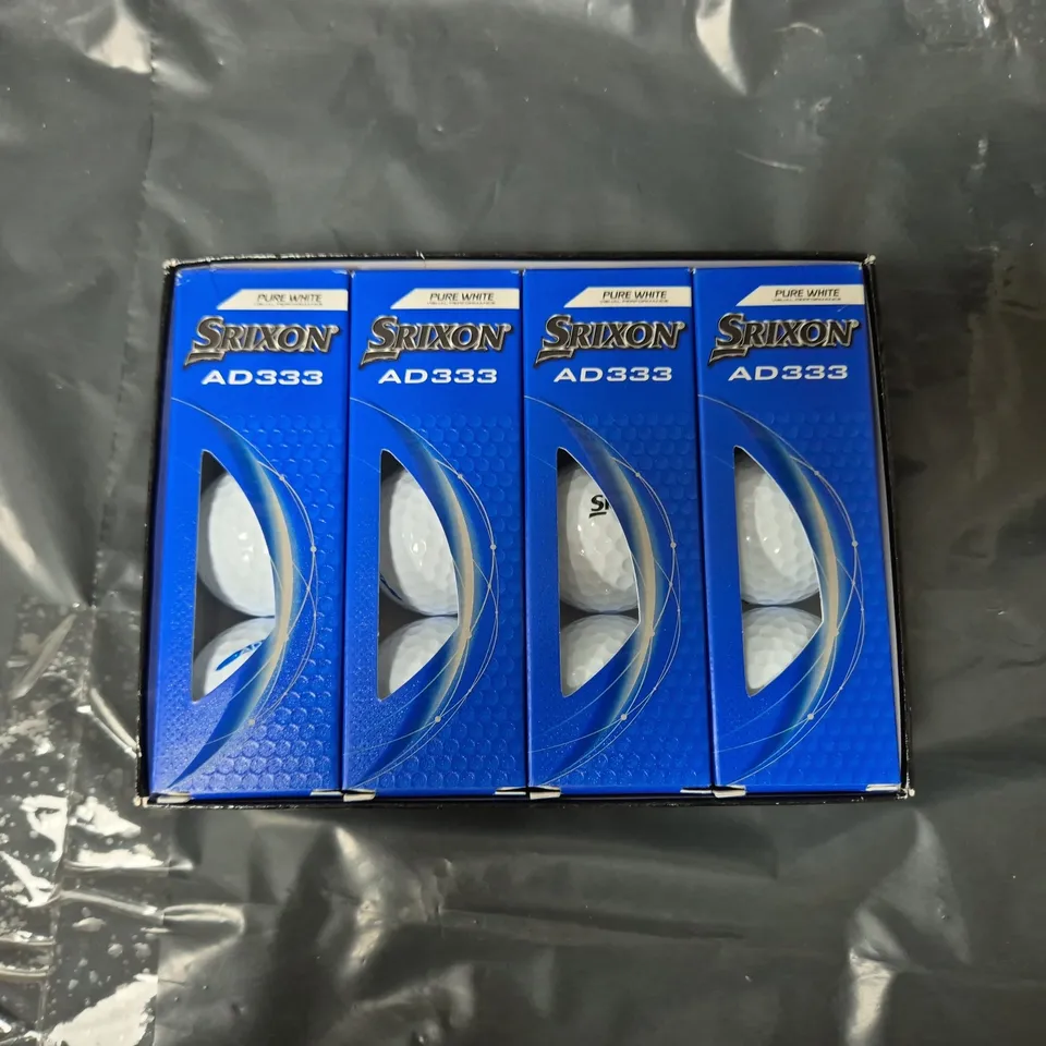 BOXED SRIXON AD333 GOLF BALLS WHITE