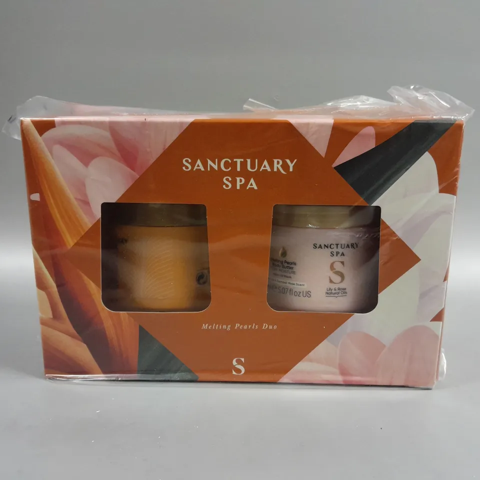 BOXED SANCTUARY SPA MELTING PEARLS DUO SET   RRP £32
