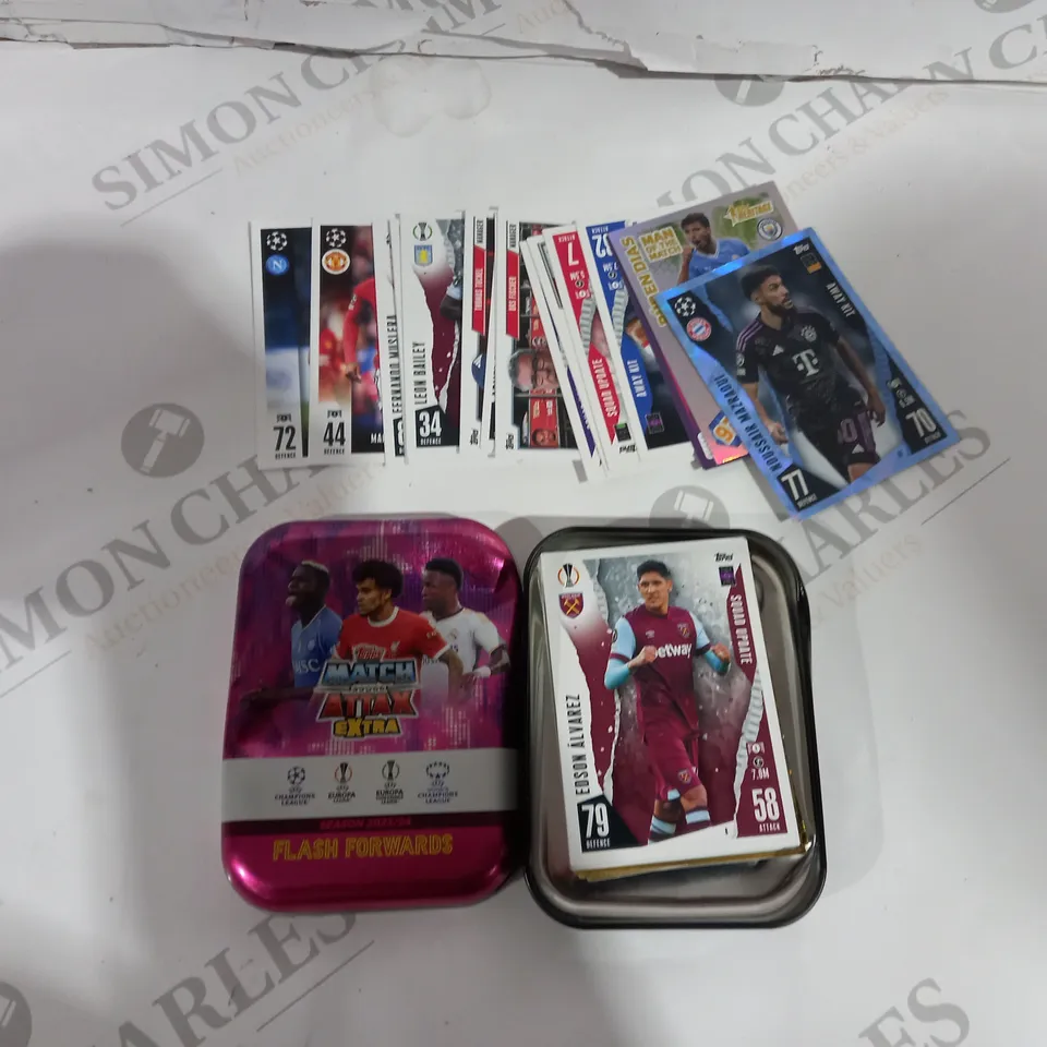 BOX OF APPROX 25 ASSORTED TOPPS MATCH ATTAX'S