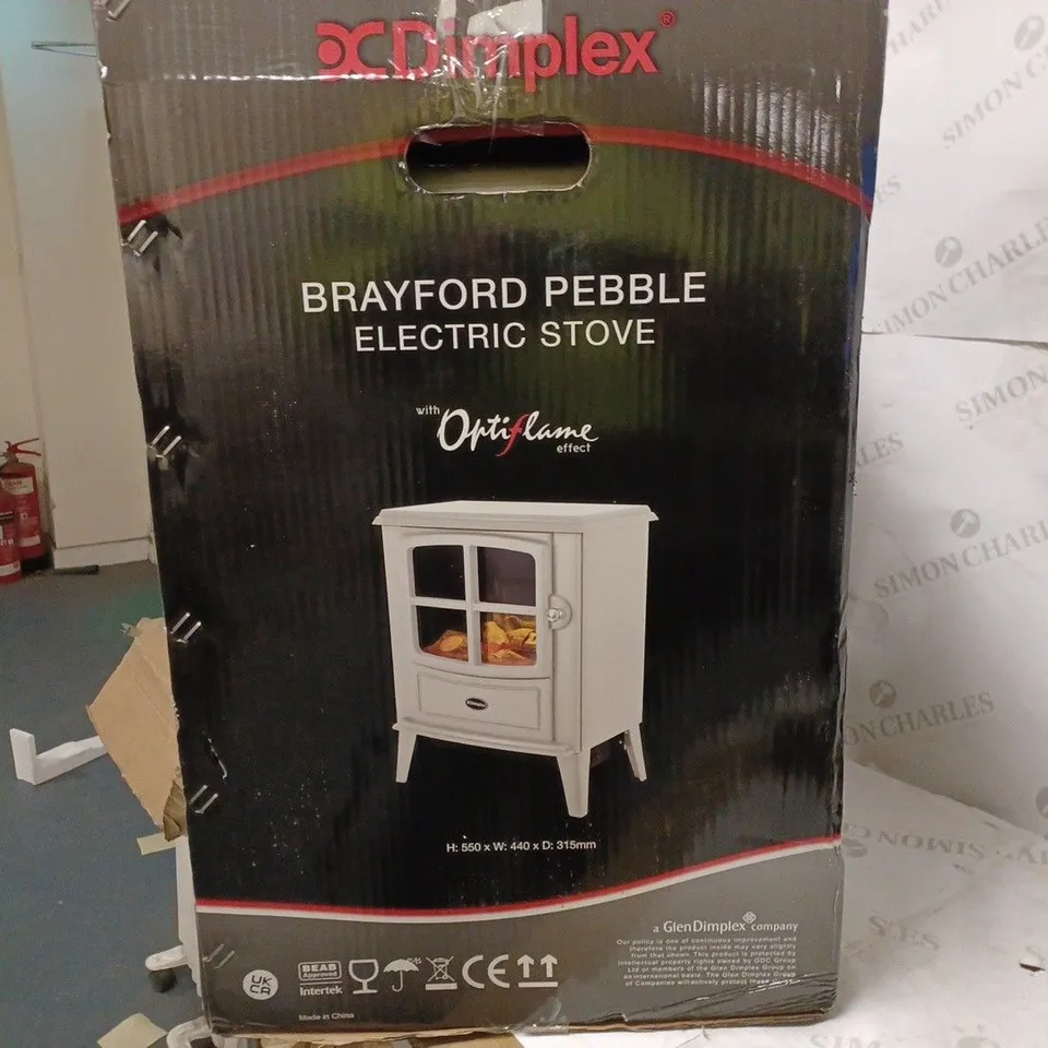 DIMPLEX 64936 BRAYFORD PEBBLE ELECTRIC FIRE
