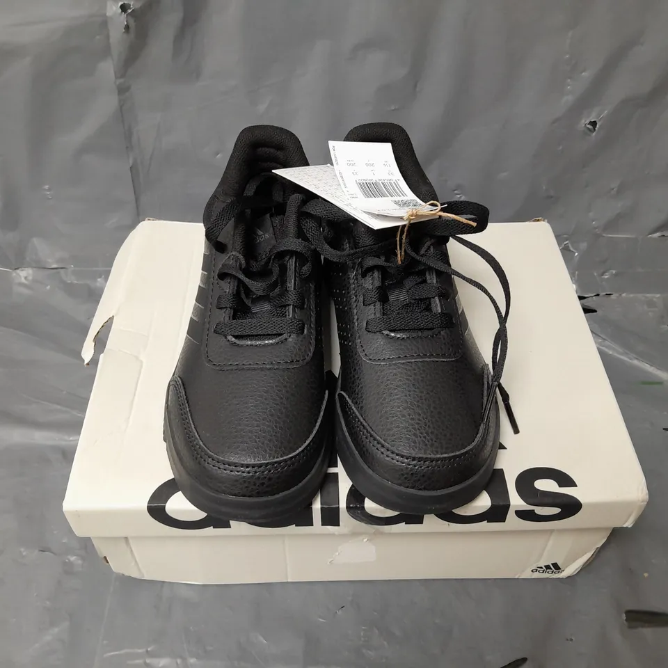 KIDS UNISEX TENSAUR SPORT 2.0 TRAINERS - BLACK SIZE 1 RRP £30