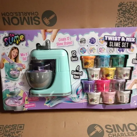 SO SLIME TWIST & MIX SLIME SET – BOXED