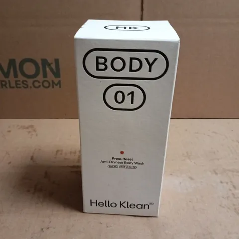 BOXED HELLO KLEAN BODY 01 PRESS REST ANTI-DRYNESS BODY WASH (400ML)