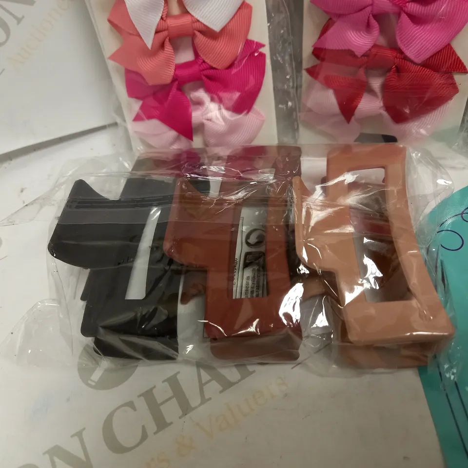 LOT OF APPROX 10 TO INCLUDE HAIR CLIPS , CURL CREME , WIG